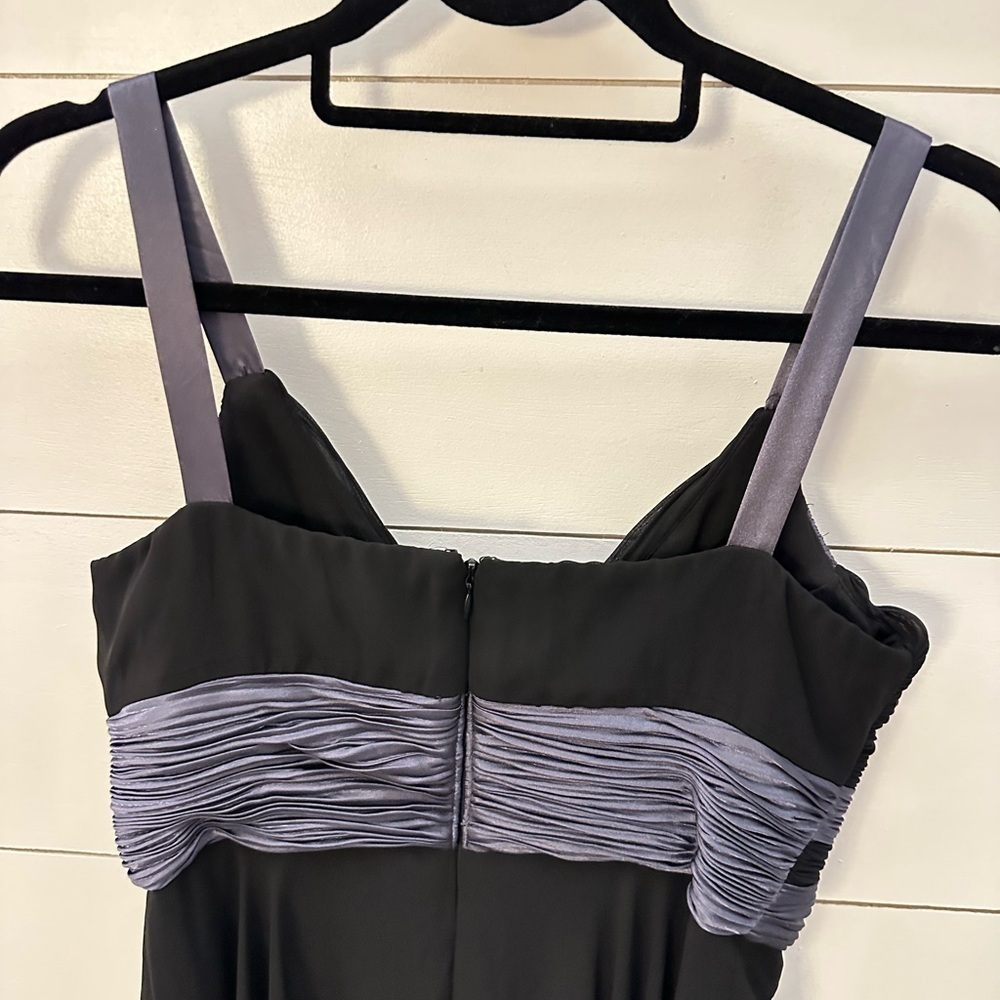 Y2K Vintage black babydoll Dressbarn midi prom party woman evening dress 10 - Picture 4 of 15